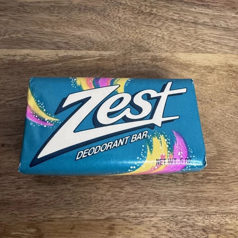 Lot Of 5 1988 Original Zest Deodorant Bar Soap Zestfully Clean 5oz Bar Sealed - Picture 4 of 6
